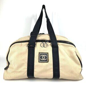 CHANEL sportssports CC CC Mark logo Hand Bag Travel Bag Duffle Bag